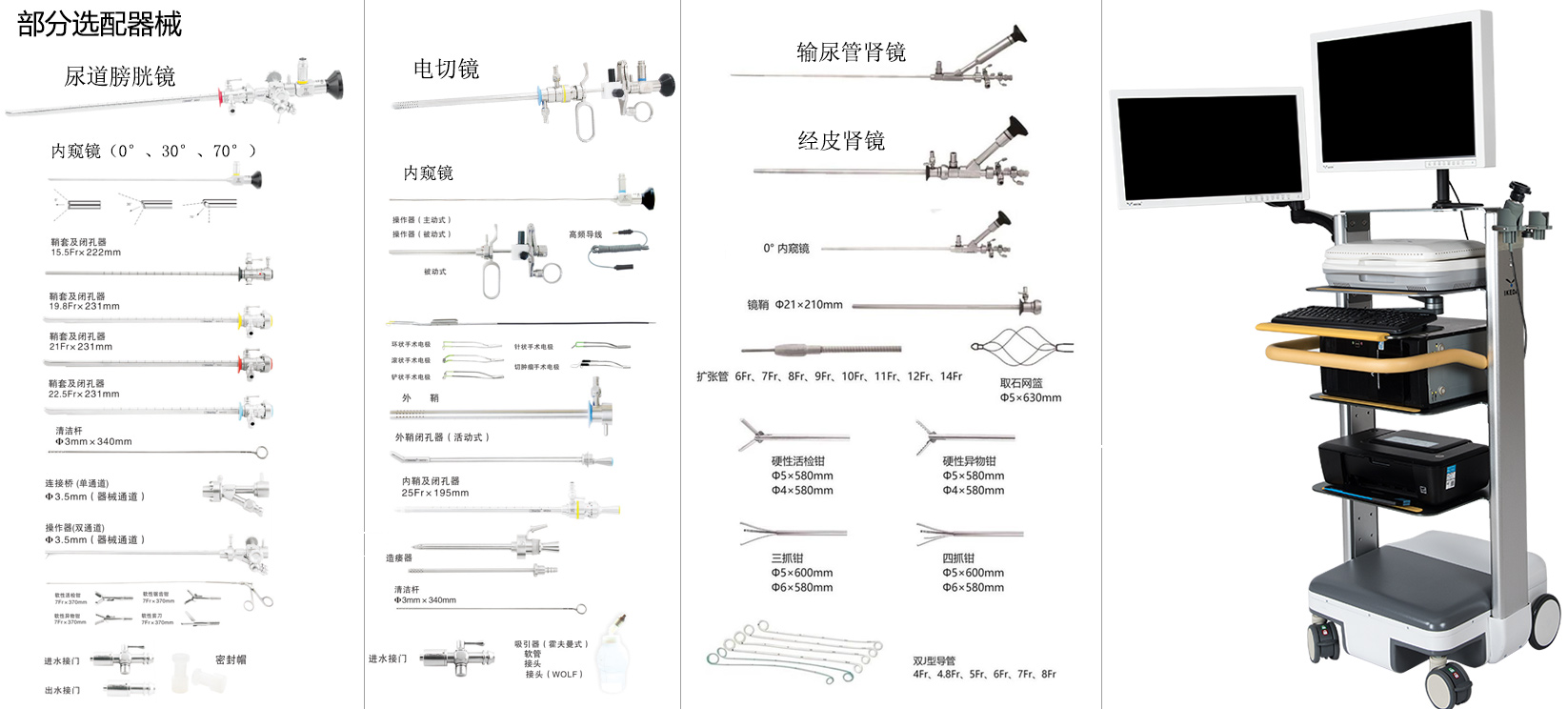 泌尿外科內窺鏡檢查以及手術解決方案